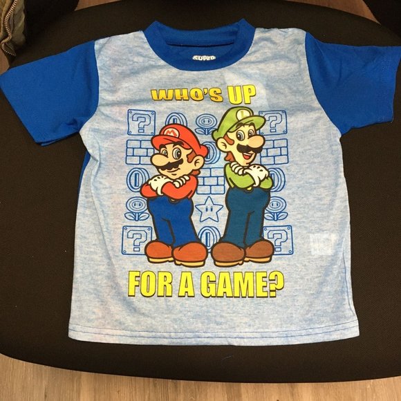 NWT Super Mario Bros Pajama Set - Size 6 - Picture 1 of 9